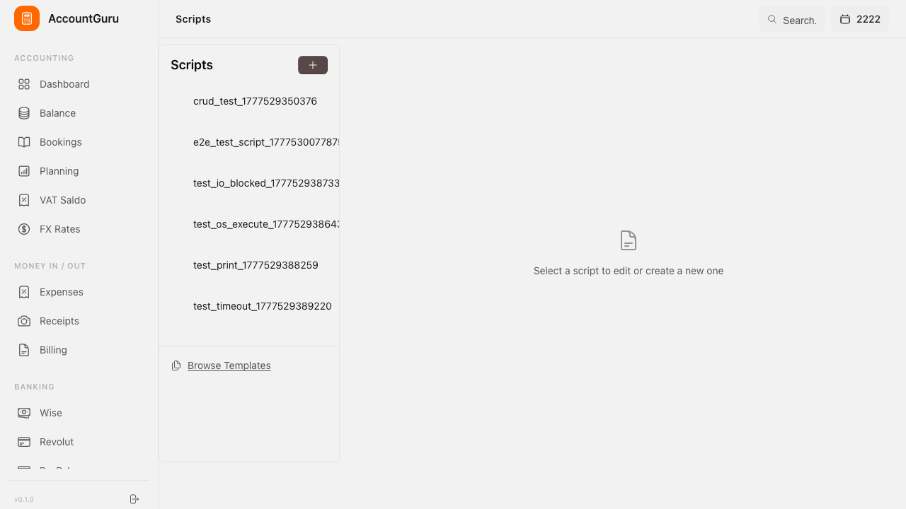 Script Library